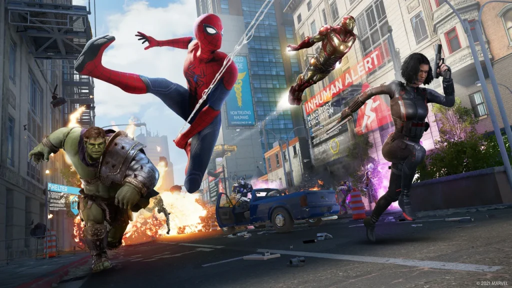 Сражения в играх Spider-Man